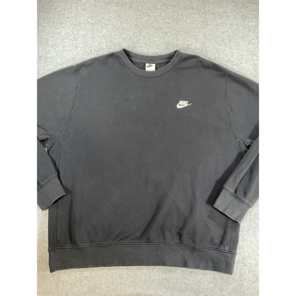 Nike Sportswear Club Fleece Crewneck Sweatshirt Black XL BV2662-010 2626